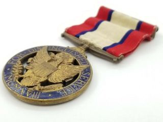 WWI U.  S.  Army Distinguished Service Medal Engraved for Exhibition Only 3