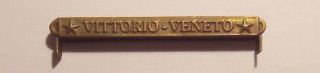 Vittorio - Veneto Bar Ww I Victory Medal Device