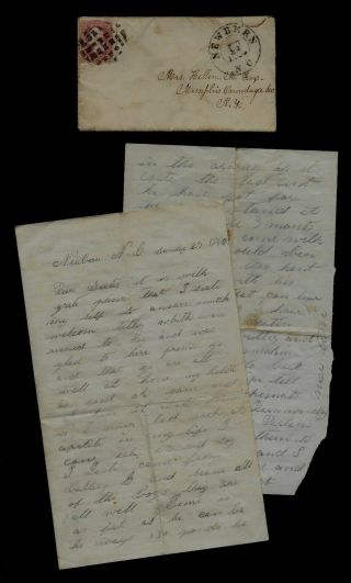 3rd York Artillery Civil War Letter - Racial Content,  Blacks Everywhere Etc