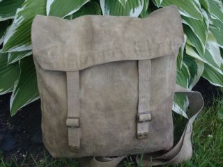 Vintage Ww1 Knapsack British Army With Broad Arrow And Owner 