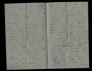 3rd York Artillery CIVIL WAR LETTER at Raleigh NC - Anxious for Discharge 2