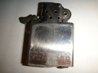 Vietnam War Vintage Zippo Lighter VIETNAM 1960 VUNG TAU,  Nude Lady At The Beach 6