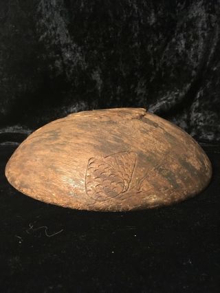 Colonial American Turned Wood Bowl 11
