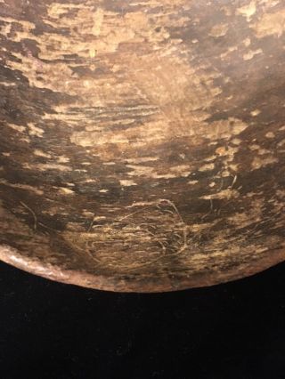 Colonial American Turned Wood Bowl 2