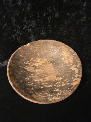 Colonial American Turned Wood Bowl 4