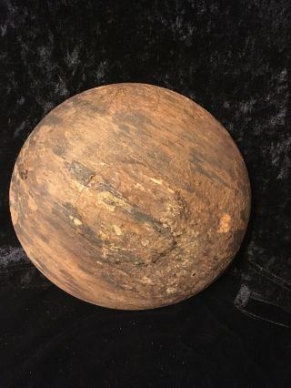 Colonial American Turned Wood Bowl 6