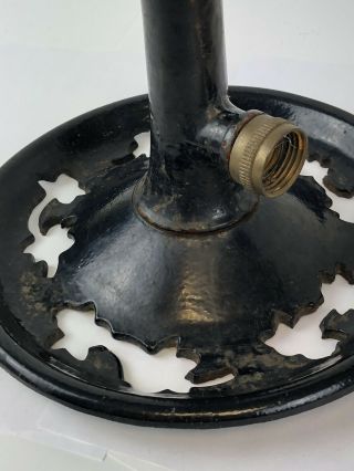 Antique Vintage Rotating Water Sprinkler - Bright Blue Crackled Orb 10