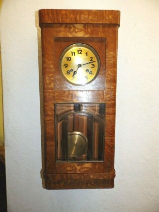 Old Wall Clock For A Restauration Signed BÖhnel In Vienna 1910 - 1930