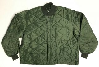 Vietnam Era 1970 Dated Un - Issued Quilted Underwear Cwu - 9/p Jacket,  Xl