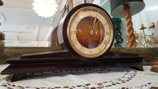 1950s Mechanical Napoleon Hat Mantle Clock