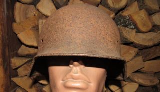 - Authentic Ww2 Wwii Relic German Helmet Wehrmacht 147