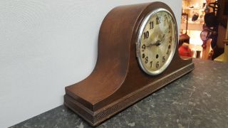 Vintage Napoleon Hat 8 Day Westminster Chiming Mantle Clock 2