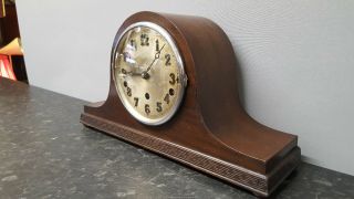 Vintage Napoleon Hat 8 Day Westminster Chiming Mantle Clock 3