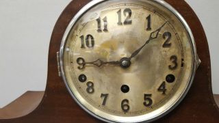 Vintage Napoleon Hat 8 Day Westminster Chiming Mantle Clock 6
