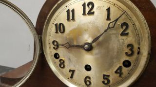 Vintage Napoleon Hat 8 Day Westminster Chiming Mantle Clock 7