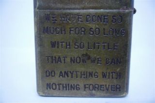 Vietnam War Zippo Lighter Dong Ha 72 73 Vintage 4