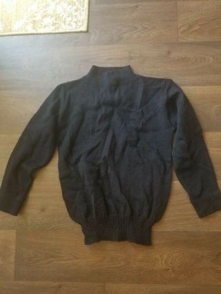 Wwii Us Navy Wool Deck Sweater Usn Size 38