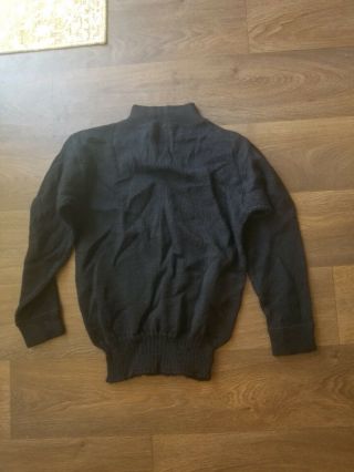 WWII US NAVY Wool Deck Sweater USN Size 38 2