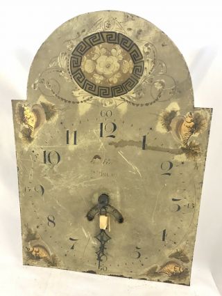 Lovely Antique Long Case Grandfather Clock Dial And Movement William Whitby Raw