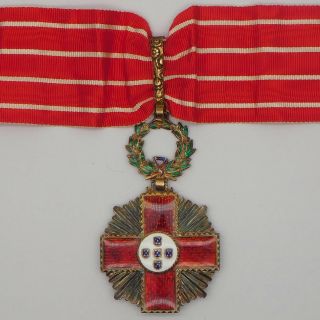 Portugal Medal Order Of Red Cross Commander Class