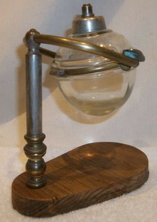 Antique Beau Brummel Tilt Glass Globe Restroom Liquid Soap Dispenser Pat.  1904