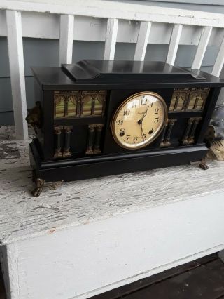 Antique E.  Ingraham Co " Palace " Mantle Clock