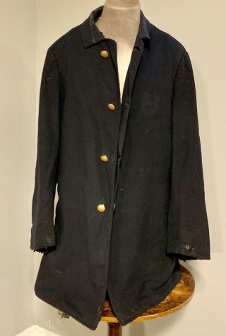100 Authentic Civil War Union 4 Button Sack Coat Jacket Rare Item