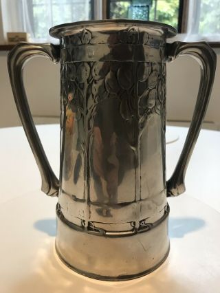 magnificent early liberty & co tudric art nouveau pewter loving cup 010 3