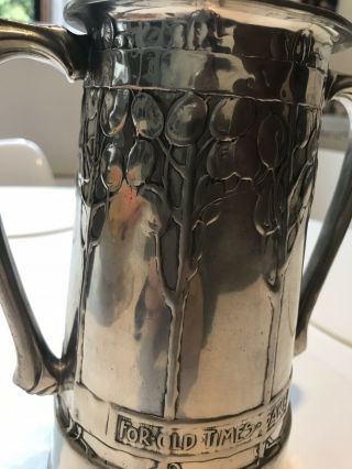 magnificent early liberty & co tudric art nouveau pewter loving cup 010 9