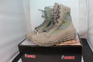 Rocky Brand Rare Model C4t Trainer 1070 Sage Combat Boots Sz 11