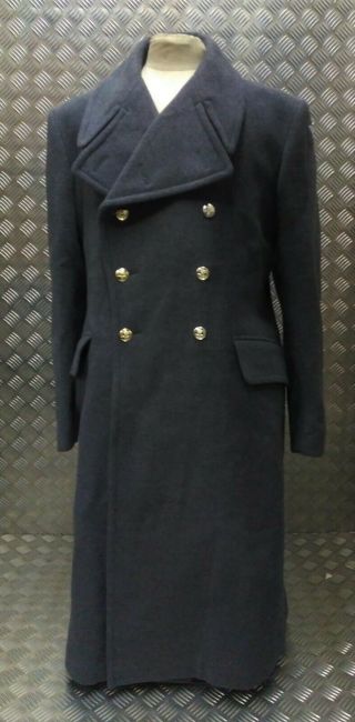 British Royal Air Force RAF WRAF O/R Full Length Wool Greatcoat Overcoat 4