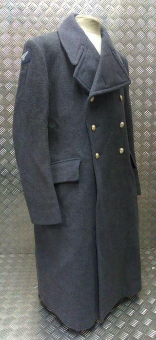 British Royal Air Force RAF WRAF O/R Full Length Wool Greatcoat Overcoat 5