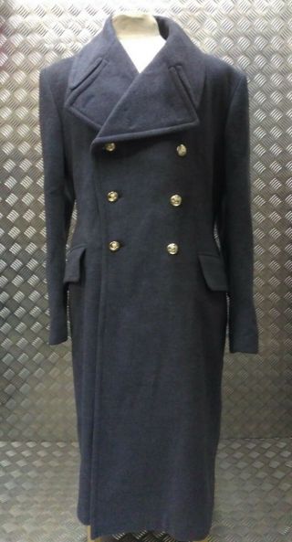 British Royal Air Force RAF WRAF O/R Full Length Wool Greatcoat Overcoat 7