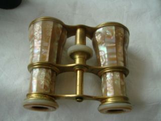 VINTAGE LEMAIRE FAB PARIS OPERA GLASSES Mother of Pearl in case 4