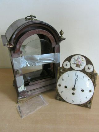 Antique 18th Early 19thc German Fancy Carriage Clock And Case Project