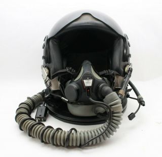 Us Hgu - 84/p Pilot Flight Helmet With Mbu - 23/p Oxygen Mask 007 - 3756
