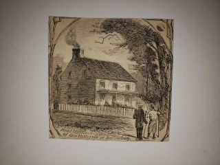 General Robert Patterson Martinsburg West Virginia Civil War 1861 Sketch Print