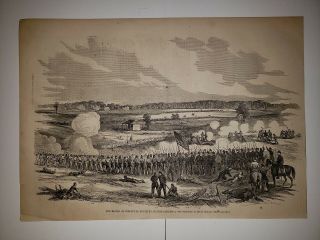Battle Of Perryville Kentucky Civil War 1862 Hw Sketch Rare