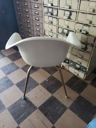 Mid Century Eames Era Style Chromcraft Fiberglass Shell Arm Chair herman miller 4