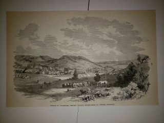 Department Of West Virginia Clarksburg General Rosecrans Civil War 1896 Sketch