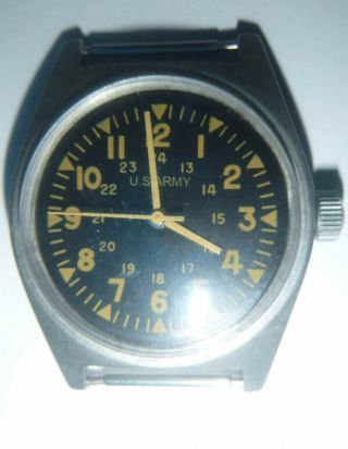Wrist Watch - Us Army - United States Army - Strap - Ussf - Vietnam War - 401