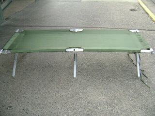 US Military Aluminum Frame Folding Cot NSN:7105 - 00 - 935 - 0422 2