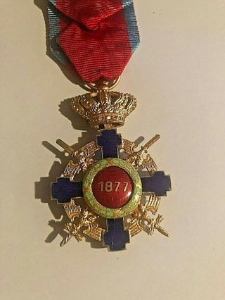 Romania Kingdom Medal Order of the Star of Romania knight class,  IV class 4