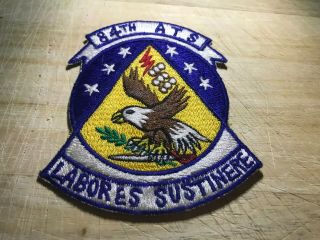 Cold War/vietnam? Us Air Force Patch - 84th Ats Labores Sustinere Usaf