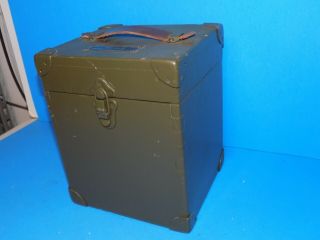 Wwii Signal Corps Bx - 8 Box For Bc - 375 & Bc - 191 Transmitters To Hold Vt - 4c Tubes