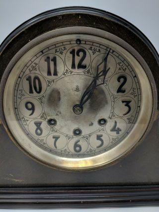 Antique Gustav Becker Mantel Clock P14 Napoleon Hat 2