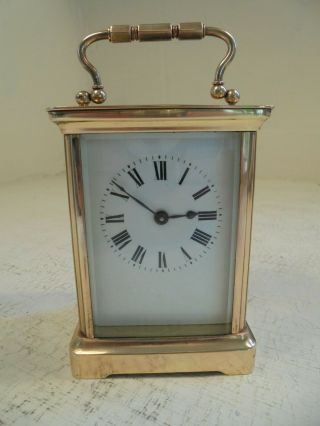 Antique Brass Carriage Clock