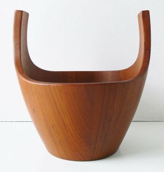 Vtg Danish Modern Dansk Ihq Staved Teak Viking Salad Bowl Jens Quistgaard Mcm Nr