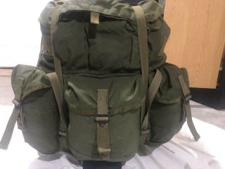Us Military Army Backpack With Metal Frame - Combat Field Alice Pack V