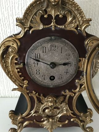 Stunning Lenzkirch Boulle/lantern Timepiece Clock 3